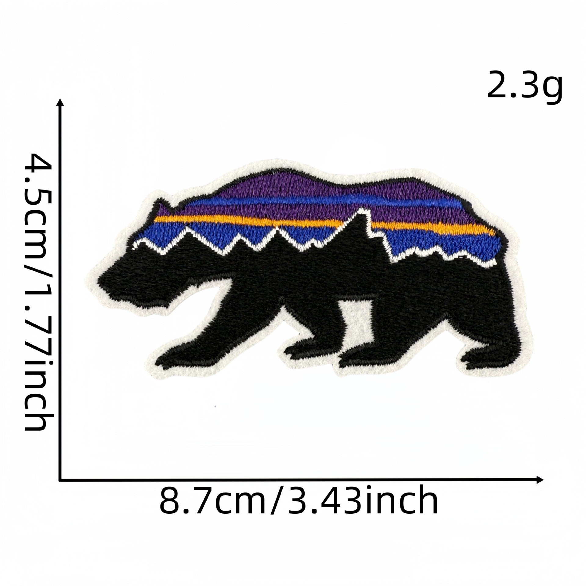 Wholesale Animal bear cloth patch embroidery patch accessories